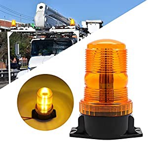 Aoling 警告灯 LED 点滅 回転灯 黄色 12V 24V 非常ライト車両 緊急点滅信号灯 安全警告灯 フラッシュ 高輝度 除雪機 重機 建設車