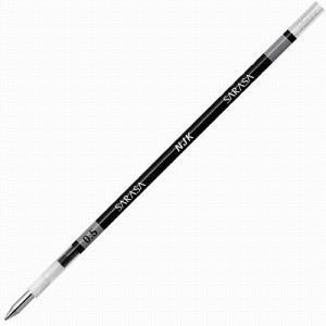 ジェルボールペン 替芯 サラサ サラサマルチ0.5/サラサセレクト用 替芯 NJK-0.5芯 0.5mm 黒  RNJK5-BK ゼブラ