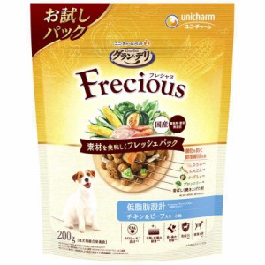 【セット販売】 ユニチャーム 犬 ドライ グラン・デリ Freciousアダルト低脂肪チキン&ビーフ 200g (×4セット)