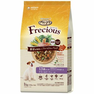  【ケース販売】 ユニチャーム 犬 ドライ グラン・デリ Frecious13歳以上用チキン&ビーフ 1kg (×8セット) 