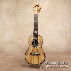 Ohana Ukuleles ( オハナウクレレ ) CK-450 SMP, Solid Spalted Maple Top & Back, Solid Flamed Maple Sides