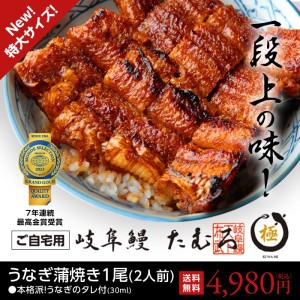 （1〜２人前）岐阜鰻たむろ極「一段上の味」+本格派！！うなぎのたれ　送料無料 母の日 父の日 お歳暮 丑の日 高級 三河一色産