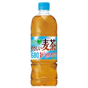 【セール】「24本」やさしい麦茶　680ml ×24本×1箱　サントリー　グリーンダカラ　GREEN DA・KA・RA