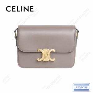 CELINE セリーヌ celine ハンドバッグ ティーン トリオンフ シャイニーカーフスキン バッグ ぺブル ブランド レディース バッグ