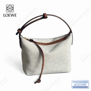 「数量限定」LOEWE ロエベ loewe レザー ハンドバッグ セール キュービィバッグ 大人気 アナグラム ジャガード スモール 新品 Sサイズ レ