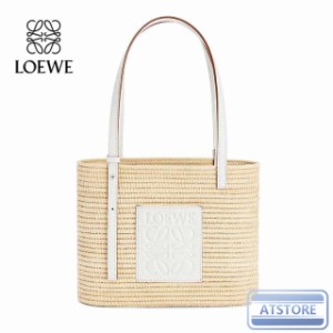 LOEWE ロエベ loewe バスケットバッグ スクエア ホワイト スモール ハンドバッグ ブランド レディース バッグ 新作