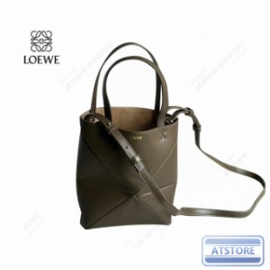 LOEWE ロエベ loewe パズルフォルド トート ミニ（シャイニーカーフ）puzzle fold bag ブランド レディース バッグ 2024新作