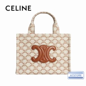 CELINE セリーヌ celine スモール ジャカード テキスタイル トートバッグ ハンドバッグ ホワイト ブランド レディース バッグ