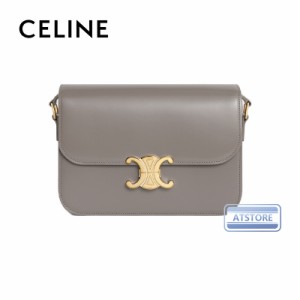 CELINE セリーヌ celine クラシック トリオンフ バッグ / シャイニーカーフスキン ぺブル レディース 送料無料  ファッション