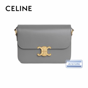 CELINE セリーヌ celine クラシック トリオンフ バッグ / シャイニーカーフスキン  ぺブル レディース 送料無料  ファッション