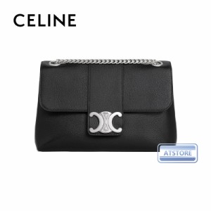 「数量限定」CELINE セリーヌ celine ミディアム  ヴィクトワール バッグ / サプルカーフスキン ブラック レディース 送料無料  ファッシ