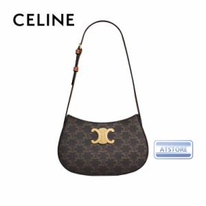 「数量限定」CELINE セリーヌ celine ミディアム ティリー バッグ / トリオンフキャンバス＆カーフスキン  タン レディース 送料無料  フ