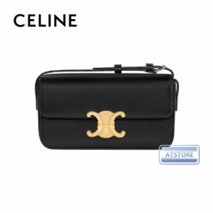 CELINE セリーヌ celine ショルダーバッグ クロード / シャイニーカーフスキン ブラック レディース バッグ