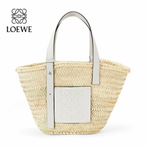 LOEWE ロエベ loewe バスケットバッグ ミディアム Mサイズ ホワイト ハンドバッグ ブランド レディース バッグ 新作