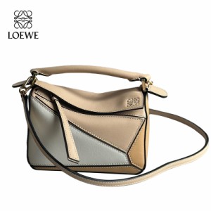 LOEWE ロエベ loewe レザー ショルダーバッグ 大人気 トートバッグ 2WAY ハンドバッグ パズル ミニ PUZZLE 新品 パズルバッグ ブランド 