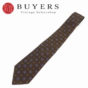 中古 バーバリーズ ネクタイ シルク100％ 小物 グリーン ビジネスマン 紳士 おしゃれ アパレル メンズ 男性 BURBERRYS necktie silk