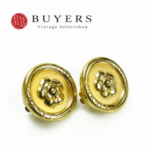 中古  シャネル イヤリング アクセサリー ココマーク CHANEL カメリア ゴールド ヴィンテージ VINTAGE レディース GP 97P Earrings acces