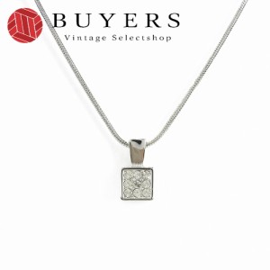 中古  スワロフスキー ペンダント ネックレス スクエア クリスタル シルバー アクセサリー 小物  swarovski accessories necklace silver