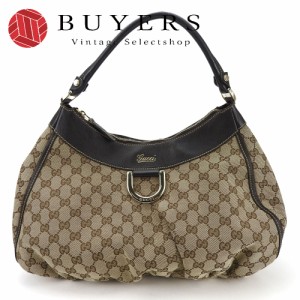 中古 グッチ ショルダーバッグ 189833 GGキャンバス ベージュ ブラウン ワンショルダー レディース 女性 GUCCI