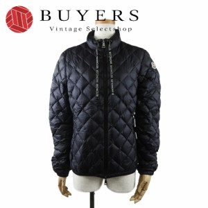 中古 モンクレール ダウンジャケット 1A53400 ブラック キルティング サイズ2 レディース 女性 MONCLER