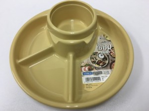 【2セット】バーベキューディッシュ ベージュ バーベキュー皿 BBQ dish ワンプレート アウトドア レジャー BBQ バーベキュー キャンプ ソ