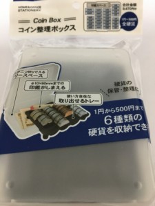 コイン整理ボックス 釣銭入れ 硬貨入れ コイン 6種類 硬貨 整理 仕分け 保管 収納 便利 お札 切手 レシート フリーペース 印鑑 オフィス 