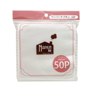 ペーパーナプキン小50P 25×25cm キャンプ アウトドア お弁当 デコ弁 キャラ弁 ソロキャン バーベキュー BBQ レジャー ピクニック 登山 