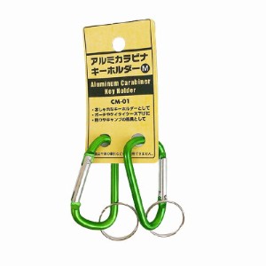 【2セット】アルミ カラビナキーホルダー 2P M おもちゃ 玩具 オモチャ お風呂 遊ぶ 楽しい シール キーホルダー パーティー プレゼント 