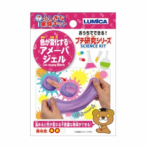 実験キット 色が変化するアメーバジェル おもちゃ 玩具 オモチャ お風呂 遊ぶ 楽しい シール キーホルダー パーティー プレゼント ゲーム