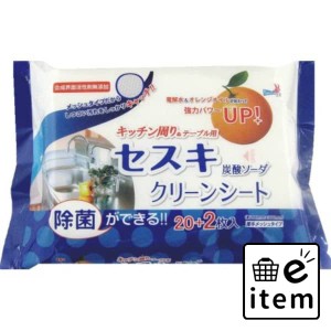 セスキ炭酸ソーダＣシートキッチン２２枚．．．． 日用品 お掃除用品 キッチン用 生活雑貨 消耗品 おしゃれ かわいい シンプル 便利 流行