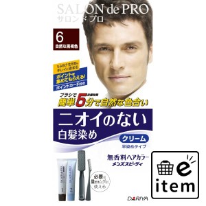 Ｓプロ無香料ヘアカラーメンズスピーディ白髪用６ 日用品 ヘアケア・ヘアアレンジ ヘアカラー 男性向け 生活雑貨 消耗品 おしゃれ かわい