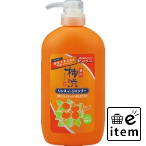 薬用 柿渋リンスインシャンプー 本体 ６００ＭＬ 日用品 ヘアケア・ヘアアレンジ シャンプー 男性向け 生活雑貨 消耗品 おしゃれ かわい