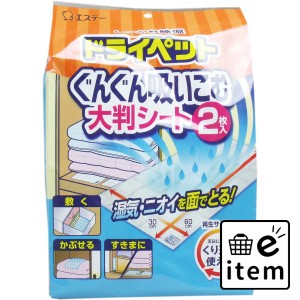 ドライペット ぐんぐん吸い込む大判シート 2枚入  日用品 除湿剤・乾燥剤 洋服ダンス・クローゼット用 日用品 生活雑貨 消耗品 おしゃれ 