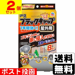 ■ポスト投函■[アース製薬]ブラックキャップ 屋外用 8個入【2個セット】