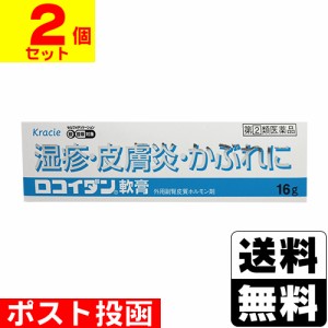 【第(2)類医薬品】【セ税】■ポスト投函■[クラシエ]ロコイダン軟膏 16g【2個セット】