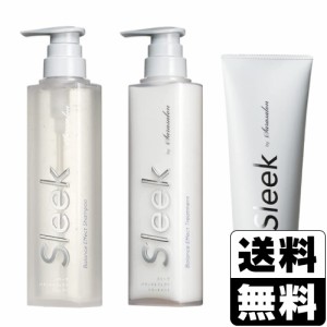 [アクアノア] Sleek(スリーク) By サラサロン バランスエフェクト シャンプー 360ml＋トリートメント 360ml+ヘアマスク 200g