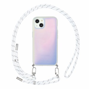 IIIIfit Loop Premium iPhone15 / 14 / 13 対応 クリアケース スマホカバー ショルダーストラップ(オーロラ)IFT-155AUR 送料無料