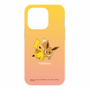 ポケットモンスター iPhone15 Pro 対応 ソフトケース スマホカバー ポケモン(ピカチュウ＆イーブイ)POKE-865A 送料無料