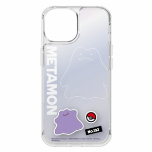 ポケットモンスター SHOWCASE+ iPhone 15 / 14 / 13 対応 クリアケース スマホカバー(メタモン)POKE-876B 送料無料