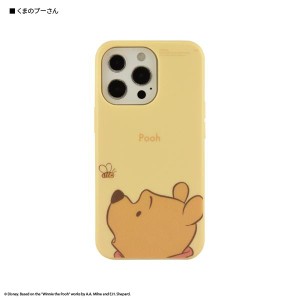 ディズニー Disney ピクサー iPhone13 Pro対応 ソフトケース スマホカバー(くまのプーさん)DN-871E 送料無料