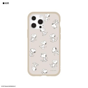 ピーナッツ IIIIfit iPhone13 Pro対応ケース(総柄)スヌーピー SNOOPY スマホカバー SNG-602D 送料無料