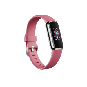 Fitbit Luxe オーキッド プラチナ ステンレススチール フィットビット 活動量計 トラッカー 心拍数