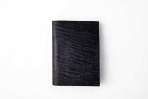 取寄品 sciva シーバ 木で作られたファッションアイテム 木製 ブックカバー 文庫本カバー  BOK-001-BLK 送料無料