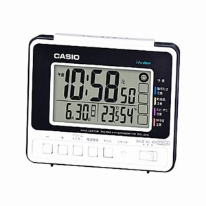 取寄品 正規品 CASIO時計 カシオ 置き時計 置時計 DQL-250J-7JF デジタル表示 目覚まし時計 電波時計