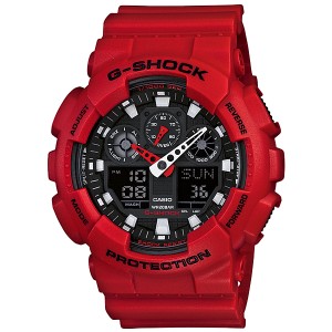 取寄品 正規品 CASIO腕時計 カシオ G-SHOCK ジーショック アナデジ アナログ&デジタル GA-100B-4AJF メンズ腕時計 送料無料