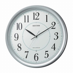 取寄品 正規品 RHYTHM リズム時計 8MY494SR19 スタンダード フィットウェーブプリミエ アナログ表示 掛け時計