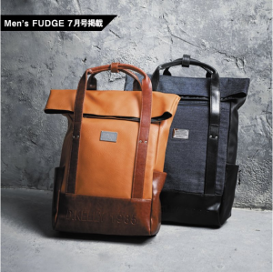 【MENS FUDGE 7月号掲載】【プレゼントあり】D.KELLY フラップスリムリュックバッグ PU センターラインビジネストート D.KELLY ビジネス