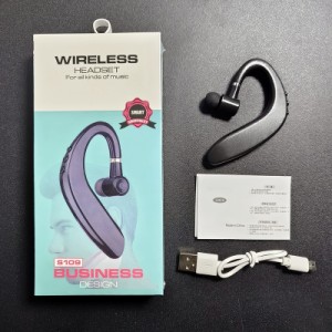 ブルートゥースイヤホン Bluetooth5.0 ワイヤレスイヤホン 耳掛け型 ヘッドセット 片耳 最高音質 マイク内蔵 超長待機 左右耳兼用