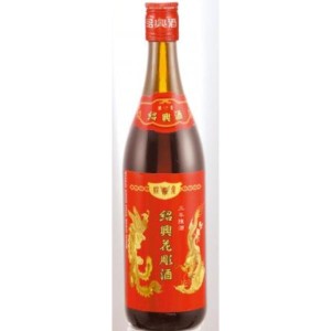 煌鼎牌　3年陳花雕　紹興酒　640ml（赤ラベル）12本X1箱、送料無料！