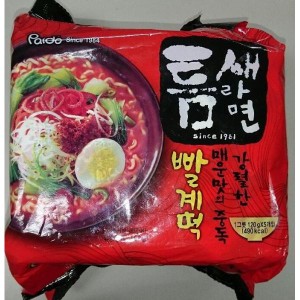 韓国食品　トゥンセラーメン（即席中華めん）500g（120gX5食入り）、韓国インスタント麺♪